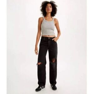 Levi’s Baggy Dad Distressed